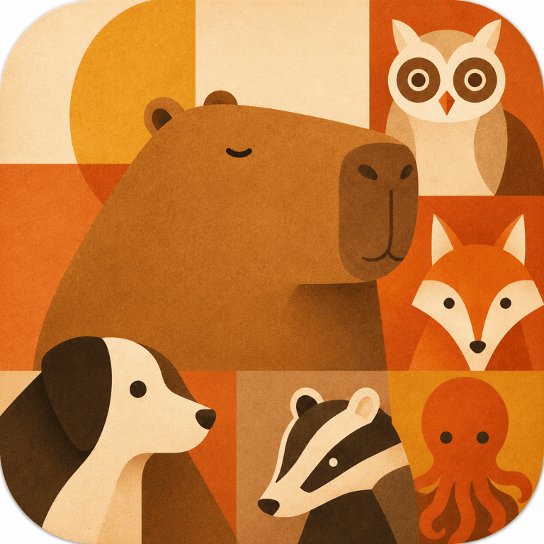 A team of Animal Desk agents at a shared workspace